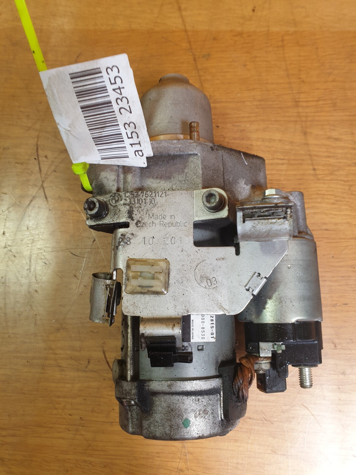 ✅2014 BMW 5 SERIES F11 4.4 PETROL STARTER MOTOR 7612815 + WARRANTY A153