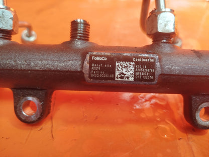 ✅FORD TOURNEO CUSTOM 2.2 DIESEL 2015 FUEL INJECTOR RAIL BK2Q9D280AB Warranty