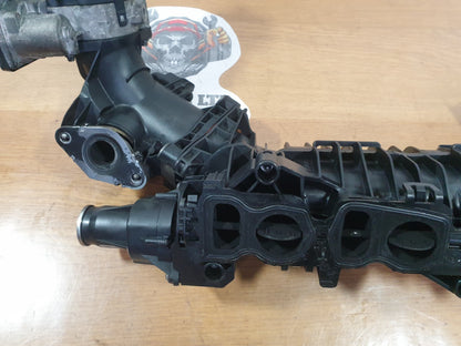 2010 BMW 5 SERIES F11 2.0D INTAKE MANIFOLD WITH FLAPS MOTOR THROTTLE BODY