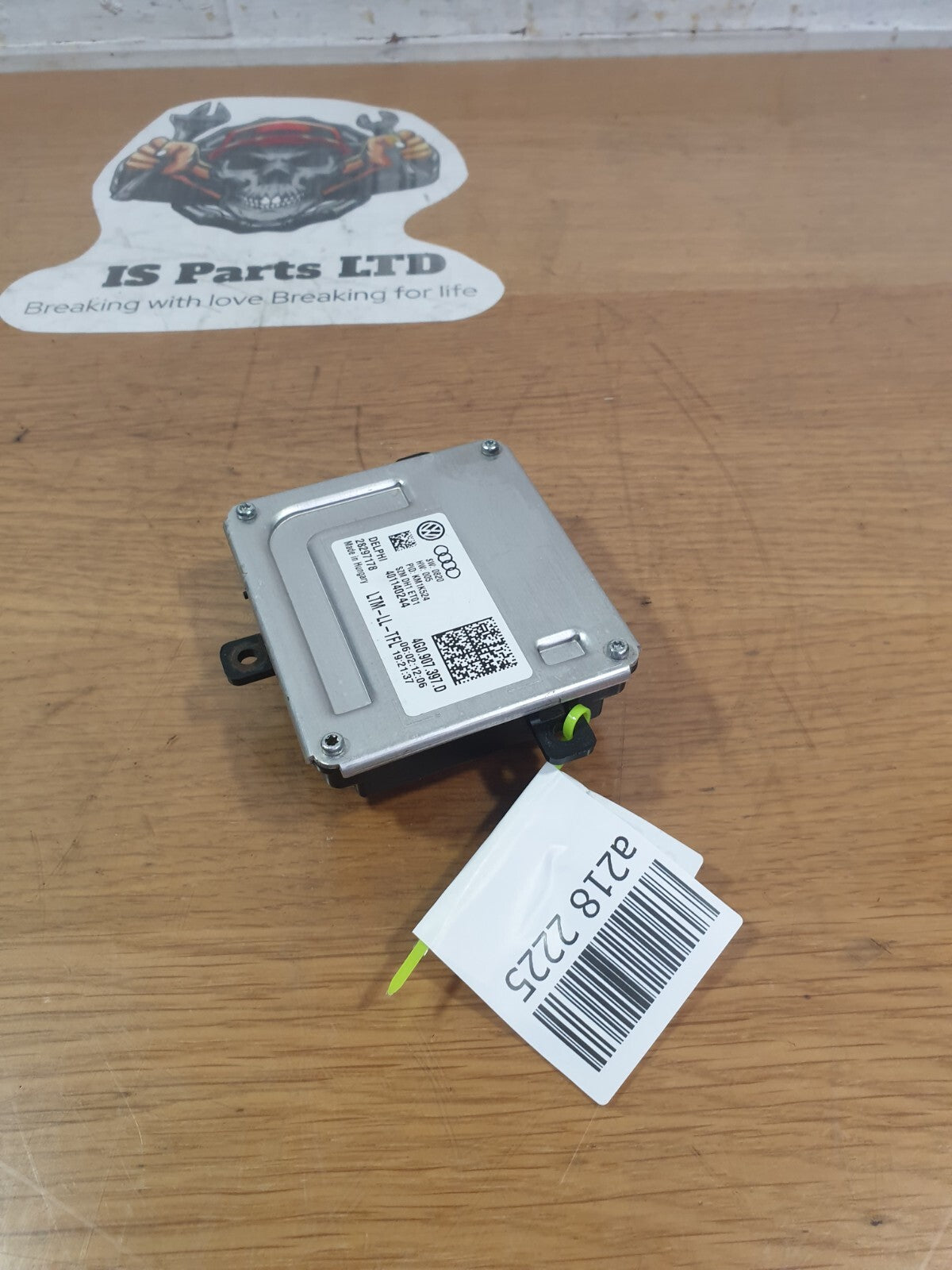 AUDI A5 CABRIO S LINE 2.0 DIESEL 2012 HEADLIGHT BALLAST CONTROL MODULE 4G0907397