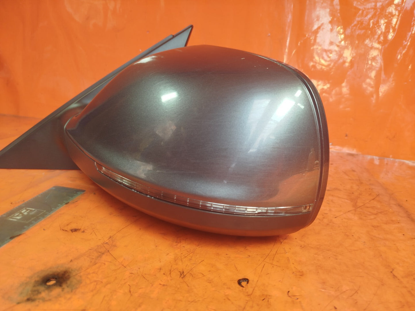 ✅2012 AUDI Q5 8R 2.0TDI FRONT LEFT WING MIRROR GREY Z7S + WARRANTY A291