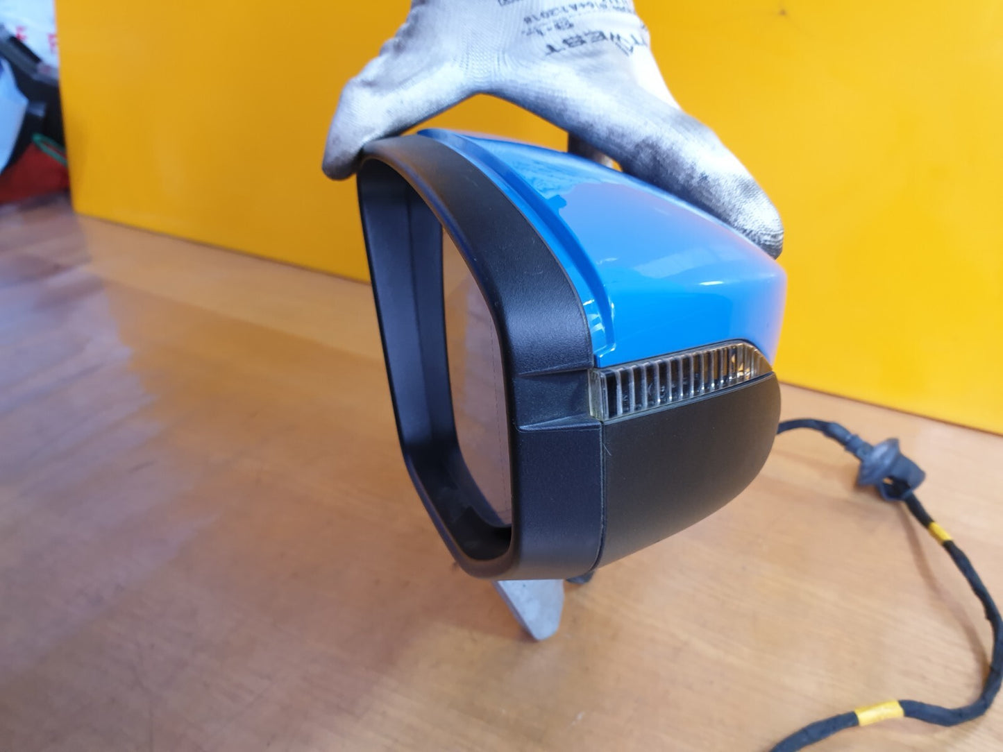 ✅AUDI A3 S LINE 1.4 PETROL 2021 FRONT RIGHT POWER FOLD WING MIRROR BLUE A046729