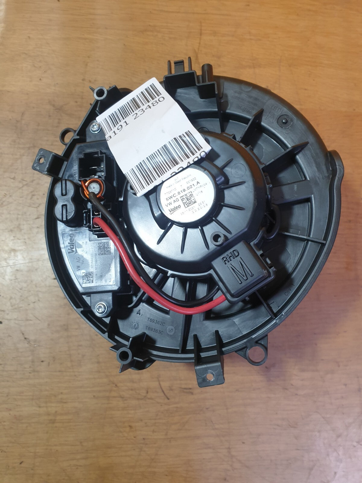 ✅VW GOLF MK8 1.5 PETROL 2022 AIR HEATER BLOWER MOTOR FAN 5WC819021A 5WA907521