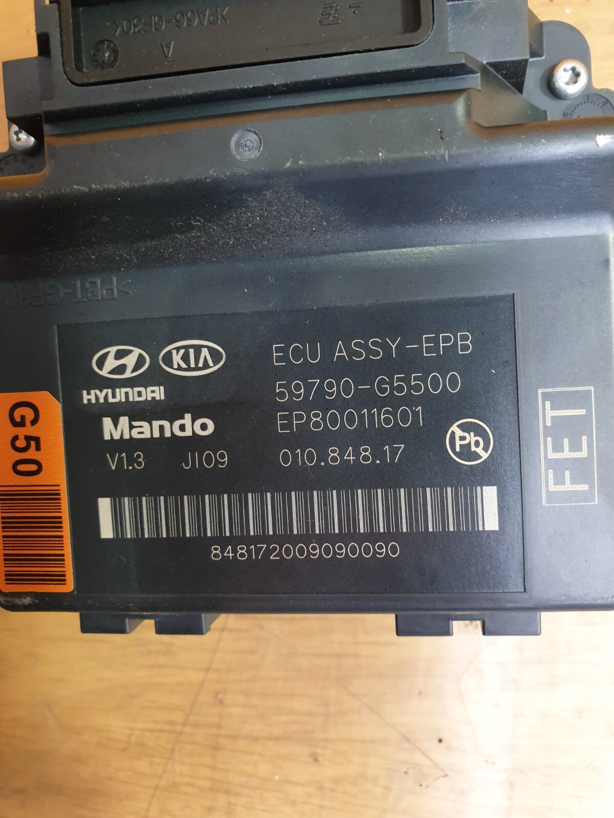✅2016 KIA NIRO 2 EV S-A 1.6P ELECTRONIC PARKING BRAKE CONTROL MODULE 59790-G5500