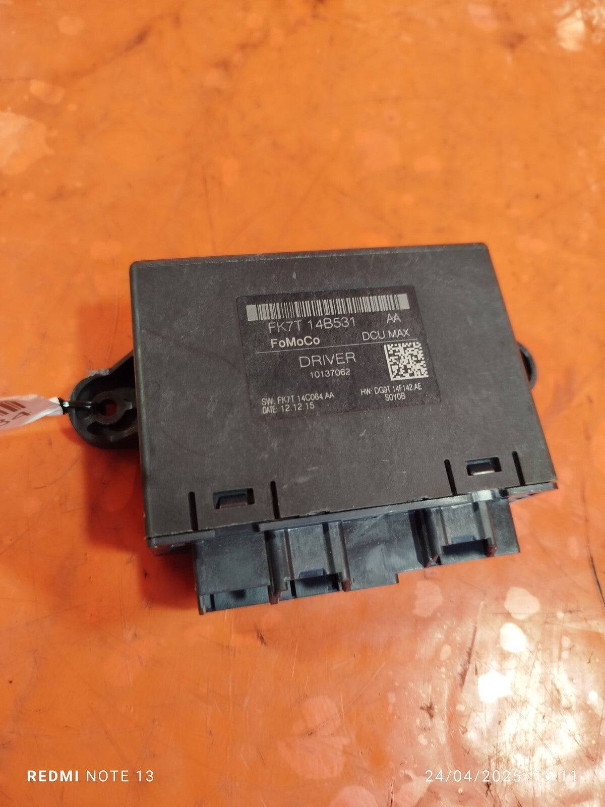 ✅FORD MONDEO TITANIUM MK5 2.0 DIESEL 2016 FRONT RIGHT DOOR CONTROL MODULE A273
