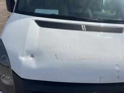 ✅VW CRAFTER CR35 2.0 DIESEL 2015 BONNET WHITE Dent A275