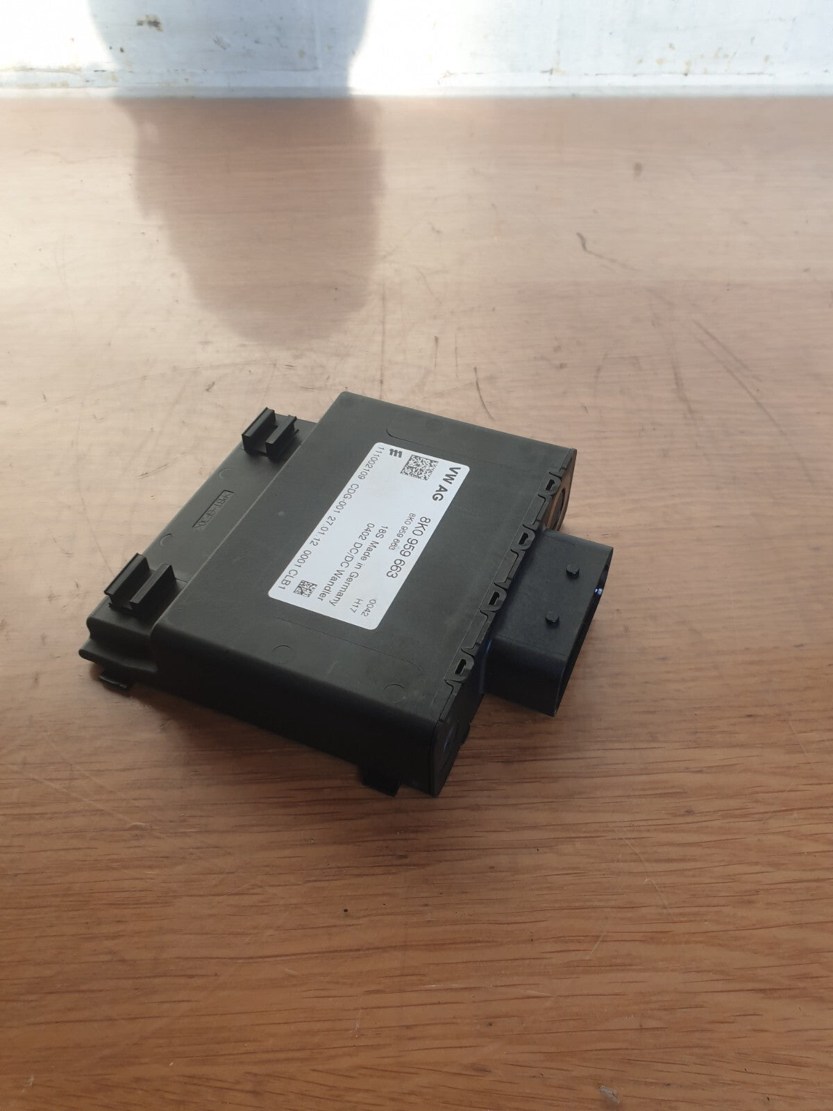 2012 AUDI A5 S LINE 2.0D VOLTAGE STABILIZER CONTROL MODULE 8K0959663 A218