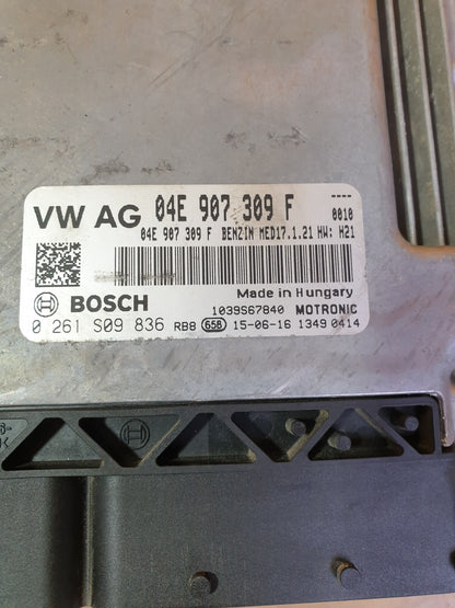 ✅AUDI A3 E-TRON 1.4 PETROL 2015 ENGINE CONTROL MODULE ECU 04E907309F Warranty