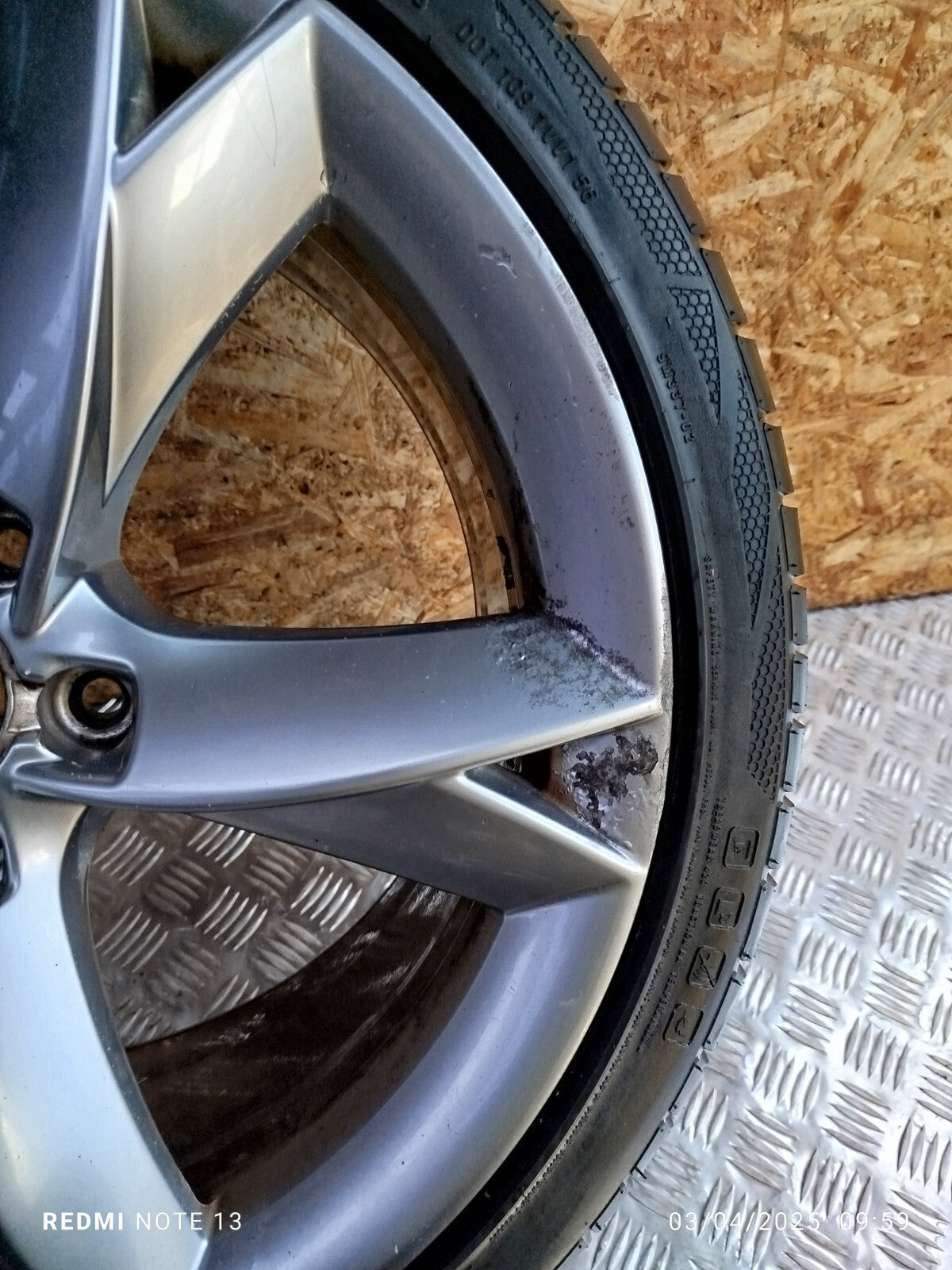 ✅2010 AUDI A5 8T S LINE 2.0P ALLOY WHEEL WITH TYRE 255/35 ZR19 + WARRANTY A223