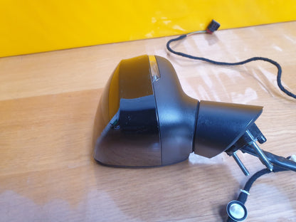 ✅2018 AUDI A1 8X 1.4TFSI FRONT LEFT WING MIRROR BLACK Y9B + WARRANTY A087