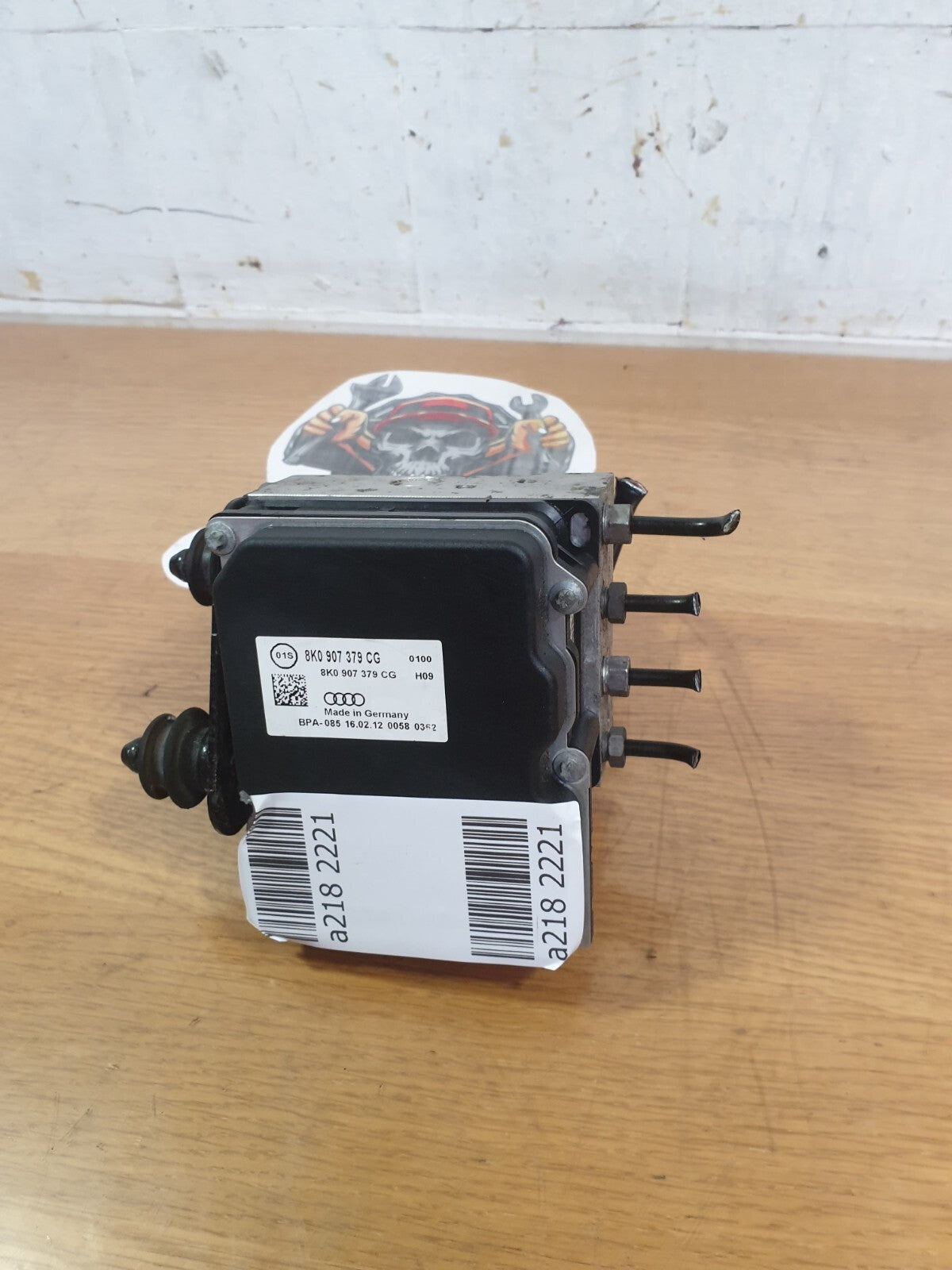 AUDI A5 CABRIO S LINE 2.0 DIESEL 2012 ABS PUMP CONTROL MODULE 8K0907379CG A218