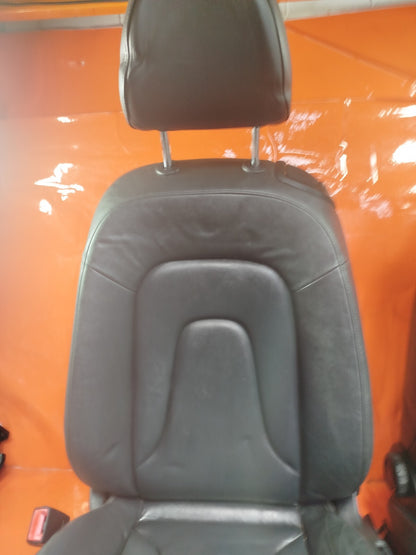✅2012 AUDI A5 8F 1.8P FRONT LEATHER SEATS PAIR + WARRANTY A222