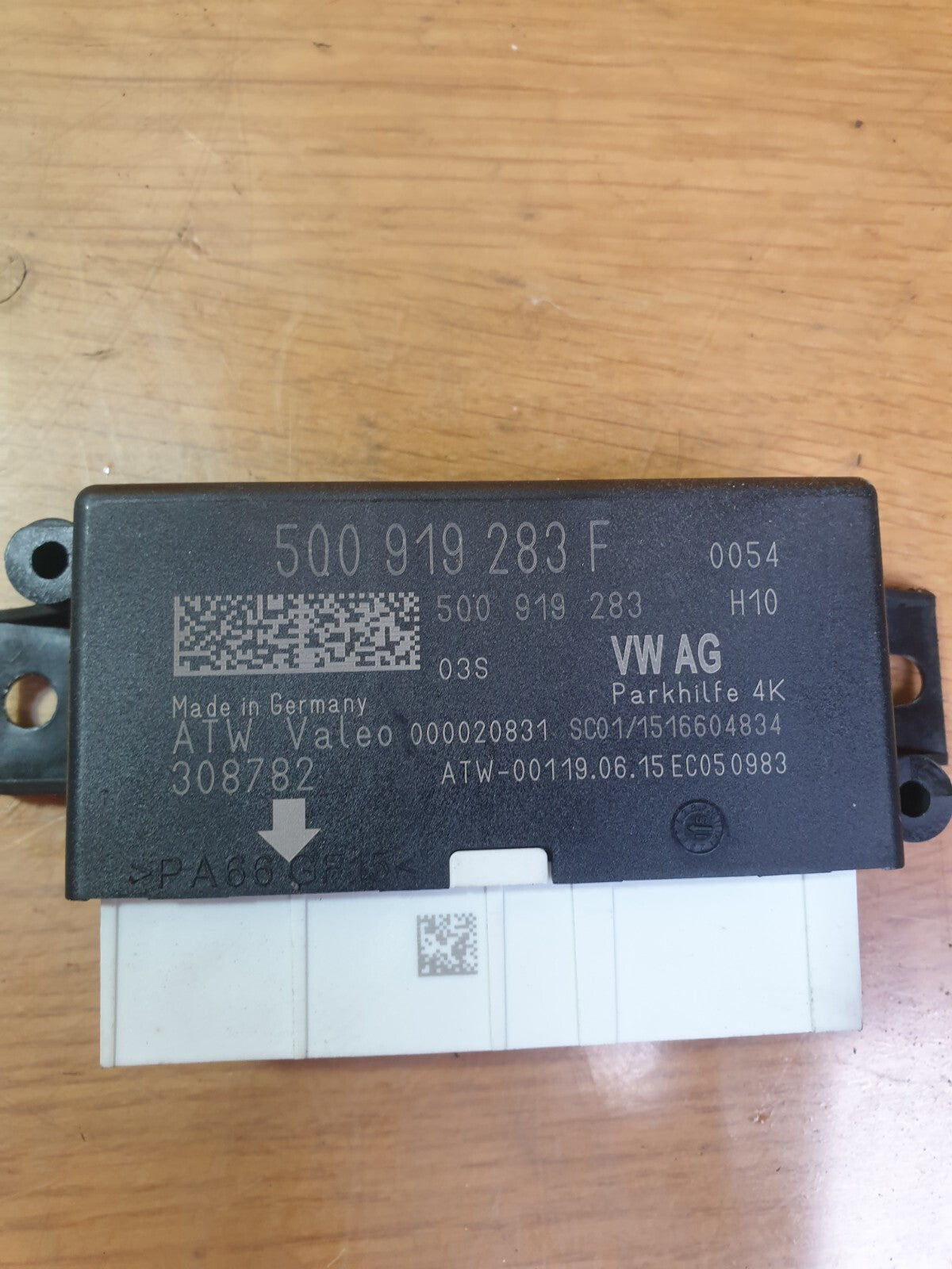 ✅2015 AUDI A3 E-TRON 1.4P PARKING DISTANCE CONTROL MODULE UNIT 5Q0919283F A204