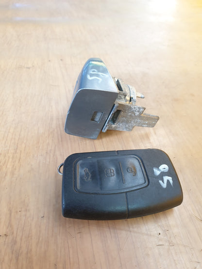 ✅2007 FORD MONDEO MK4 DOOR LOCK & KEY Thunder Metallic + WARRANTY A085