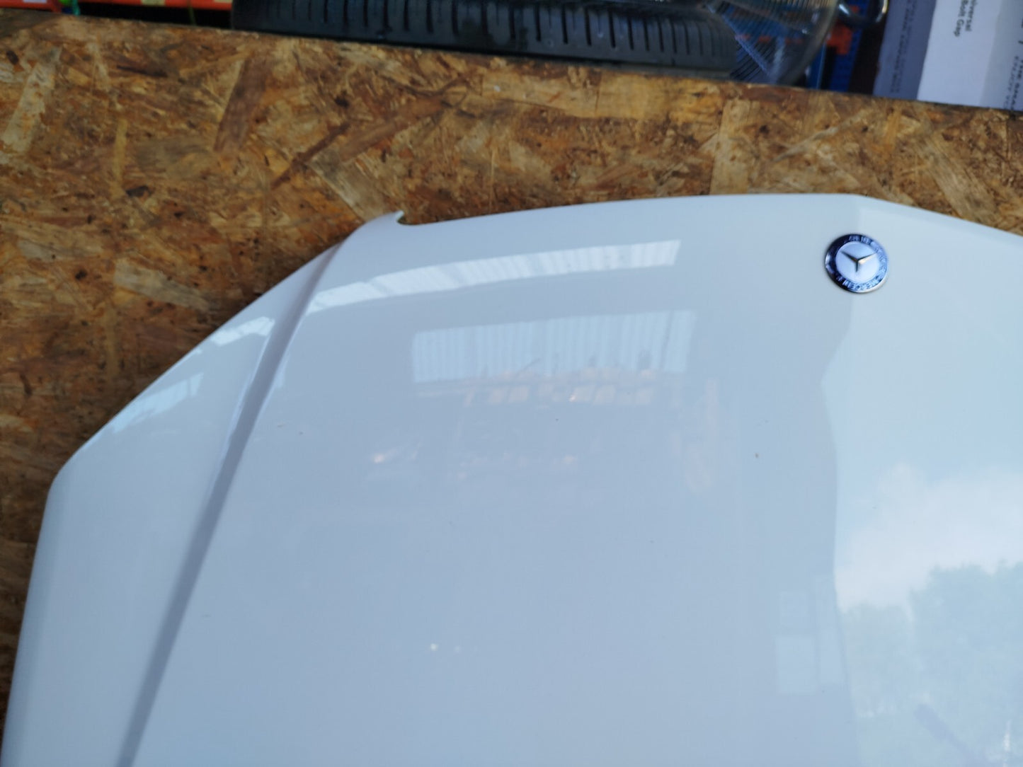 ✅2011 MERCEDES C CLASS W204 BONNET WHITE 650 + WARRANTY A283