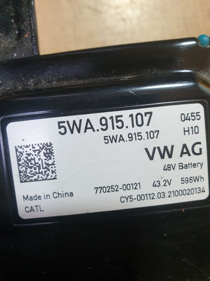 ✅VW GOLF MK8 1.5 PETROL 2022 HIGH VOLTAGE BATTERY 5WA915107 Warranty A191