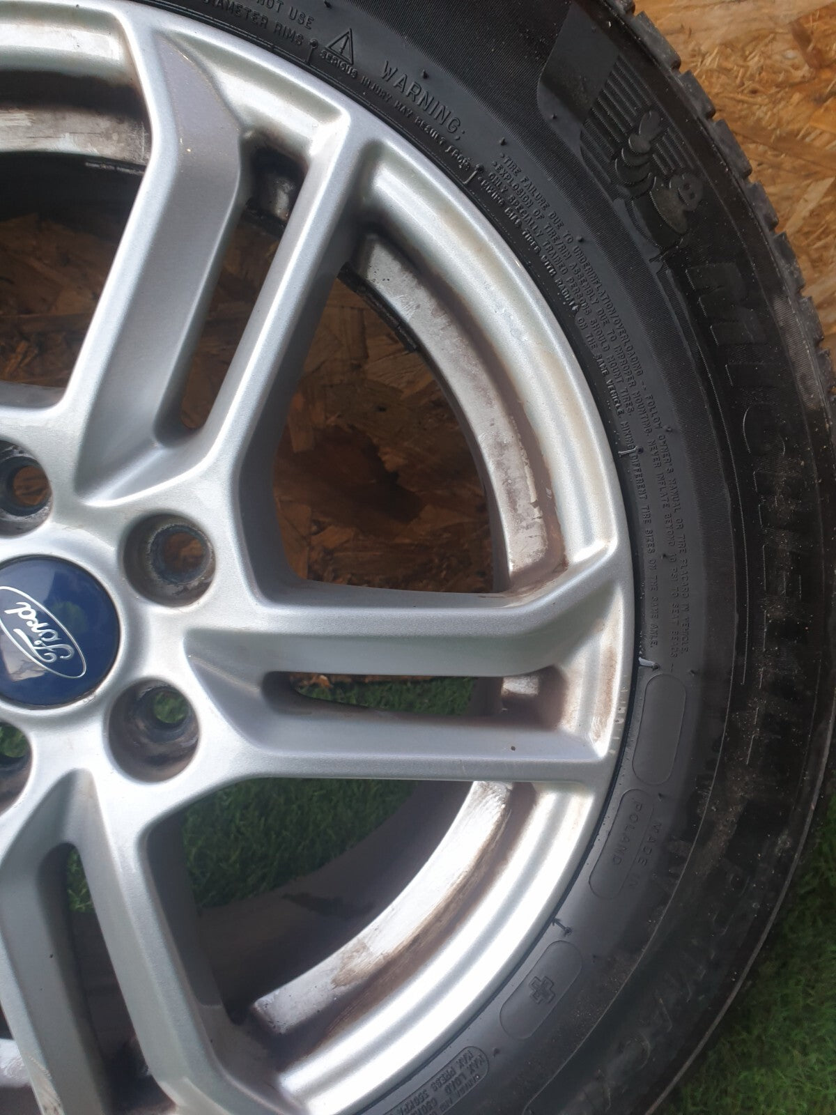 ✅FORD FOCUS 1.5 DIESEL 2018 ALLOY WHEEL WITH TYRE 195/65 R16 Warranty A242