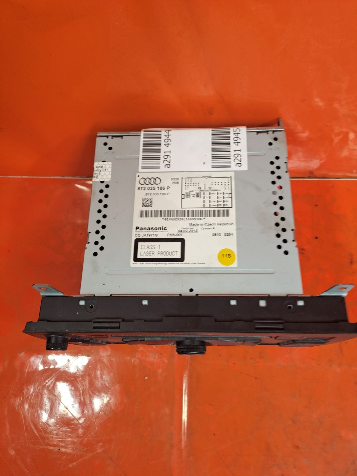 ✅Audi Q5 S Line 2012 2.0 Diesel CD RADIO STEREO HEAD UNIT 8T2035186P Warranty