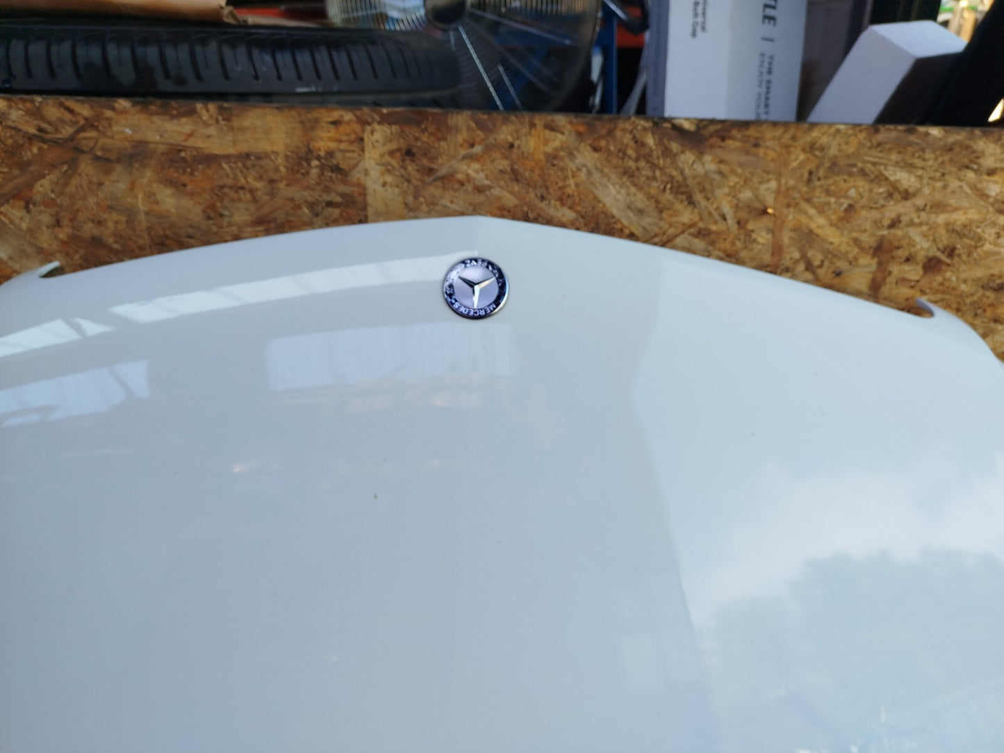 ✅2011 MERCEDES C CLASS W204 BONNET WHITE 650 + WARRANTY A283
