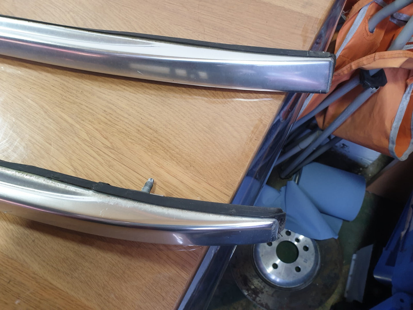 ✅2014 BMW 5 SERIES F11 4.4P ALUMINIUM ROOF RAIL PAIR 7234901 7234902 + WARRANTY