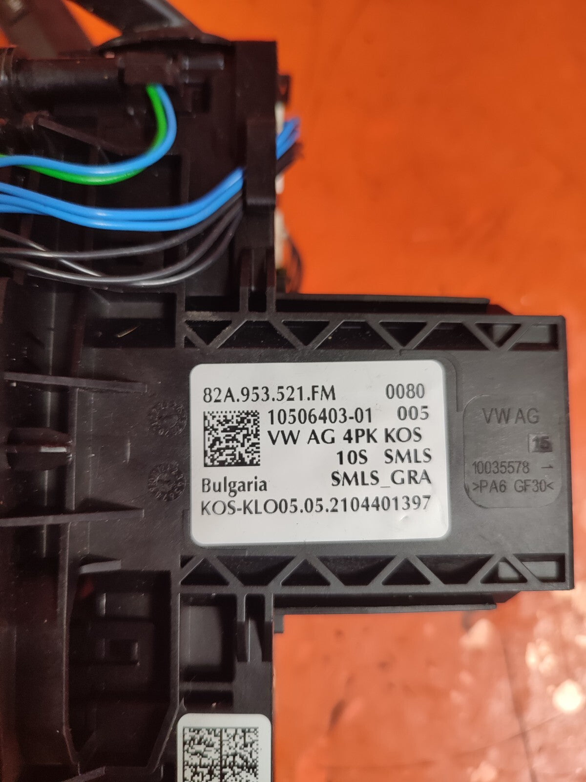 ✅2021 AUDI Q3 F3 1.5TFSI INDICATOR WIPER STALK SWITCH 5Q1953549D + WARRANTY