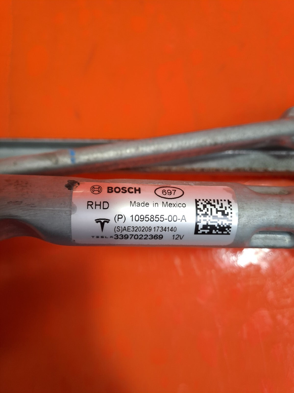 ✅Tesla Model 3 Long Range 2020 WIPER MOTOR & LINKAGE 1095855-00-A Warranty A266
