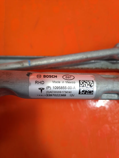 ✅Tesla Model 3 Long Range 2020 WIPER MOTOR & LINKAGE 1095855-00-A Warranty A266