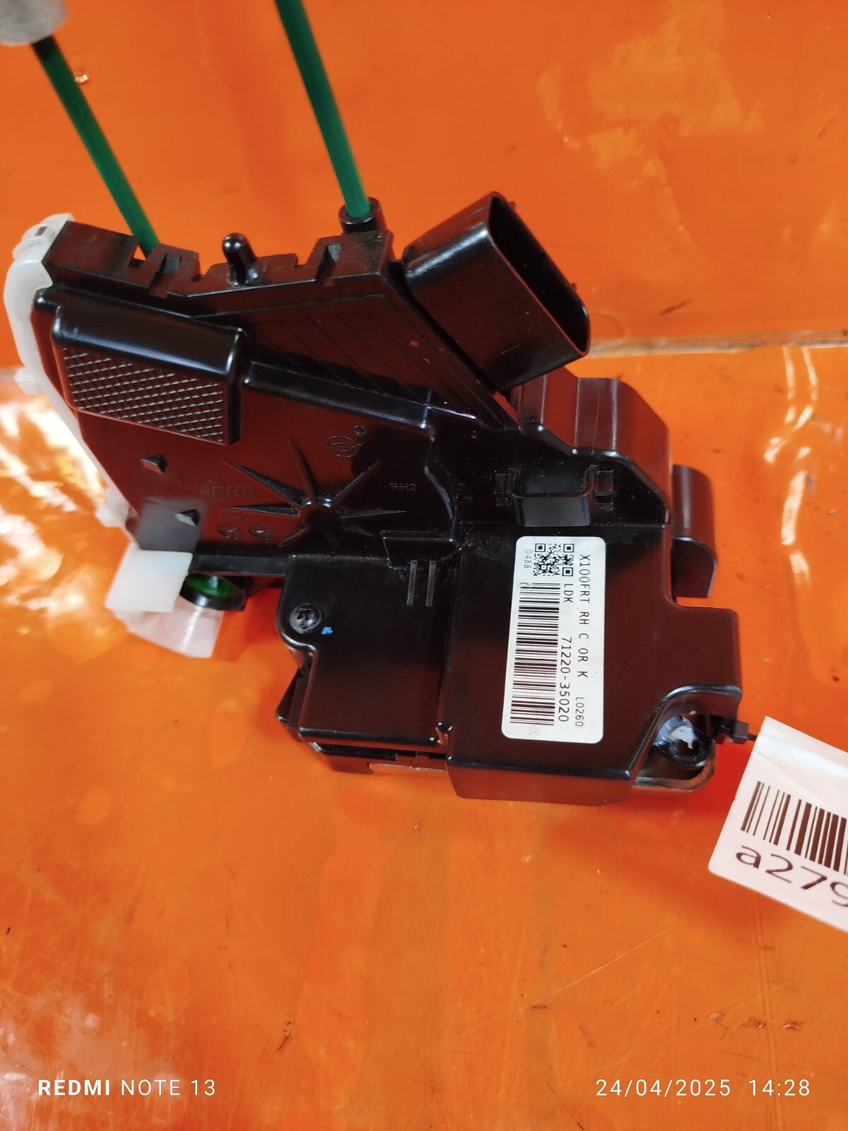 ✅SSANGYONG TIVOLI Elx 1.6 DIESEL 2016 Front Right Door Lock 71220-35020 Warranty