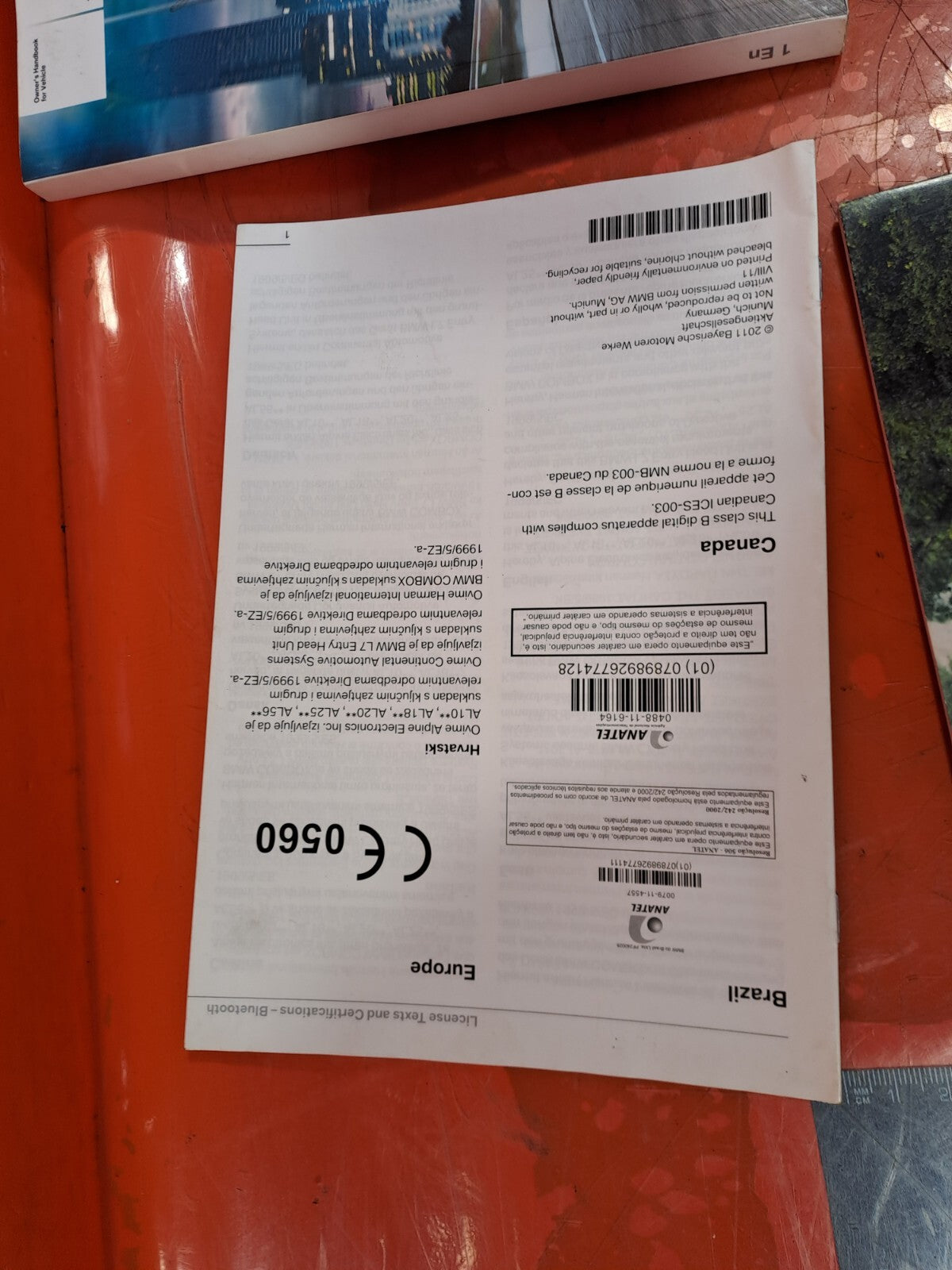 ✅BMW F20 116D 2.0 DIESEL 2011 OWNERS MANUAL HANDBOOK Warranty A236