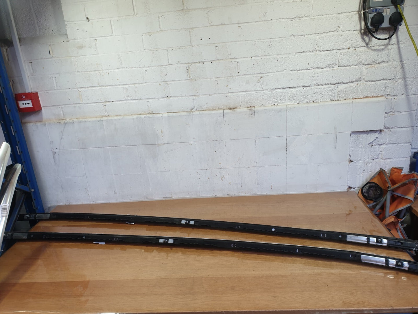 ✅2014 BMW 5 SERIES F11 4.4P ALUMINIUM ROOF RAIL PAIR 7234901 7234902 + WARRANTY