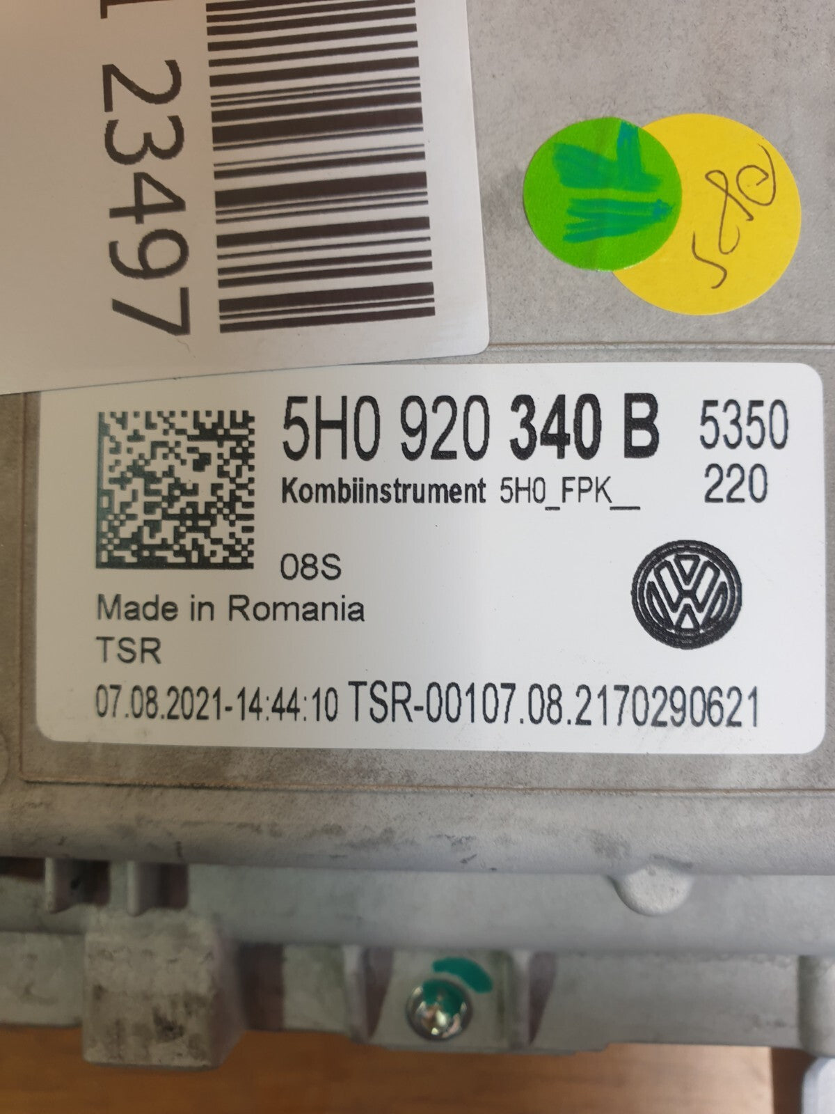 ✅Volkswagen Golf VIII 2022 1.5 Petrol SPEEDOMETER DIGITAL CLUSTER COCKPIT A191