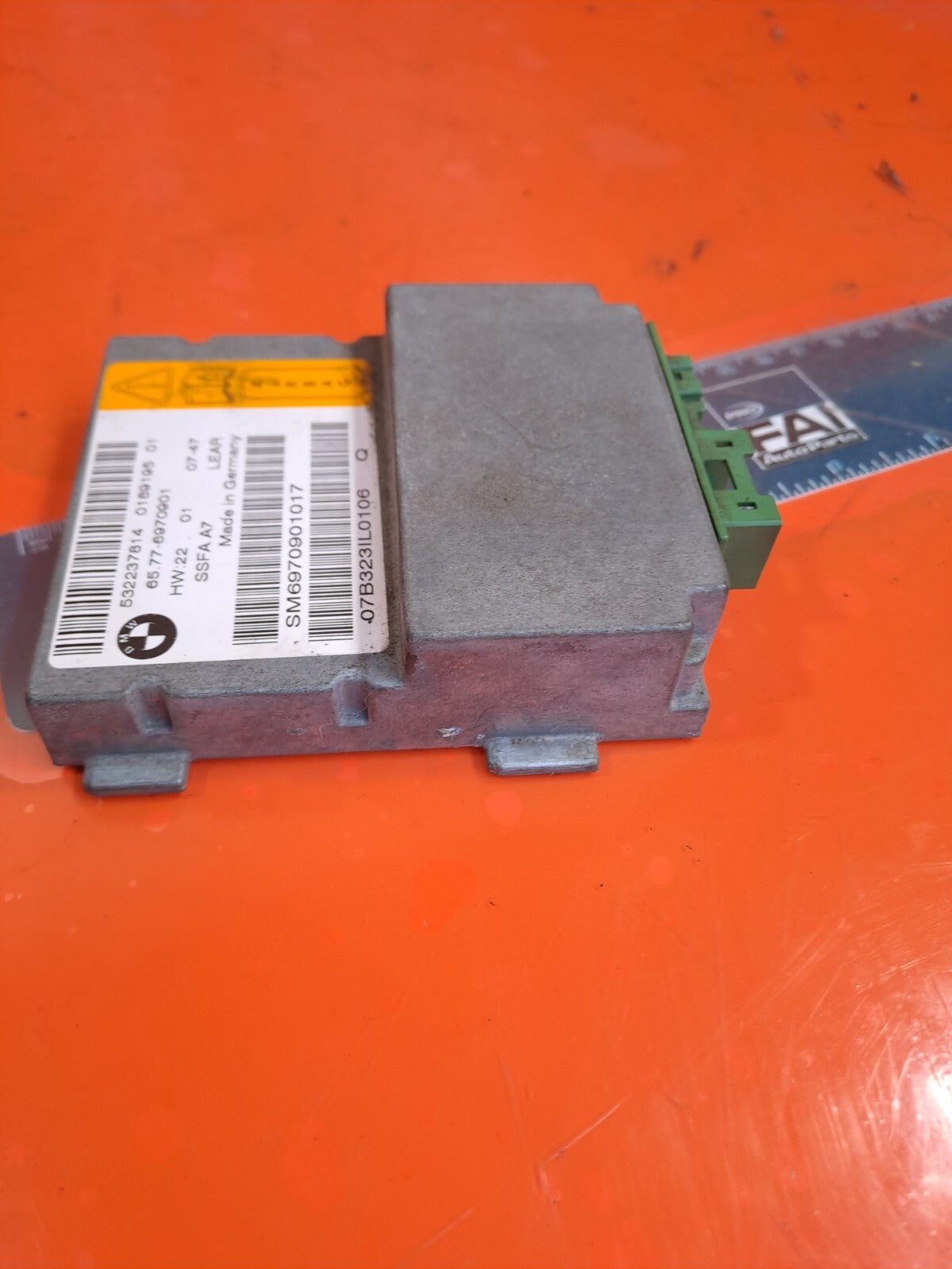 ✅2008 BMW 7 SERIES E66 FRONT RIGHT SEAT AIRBAG CONTROL MODULE 6970901 + WARRANTY