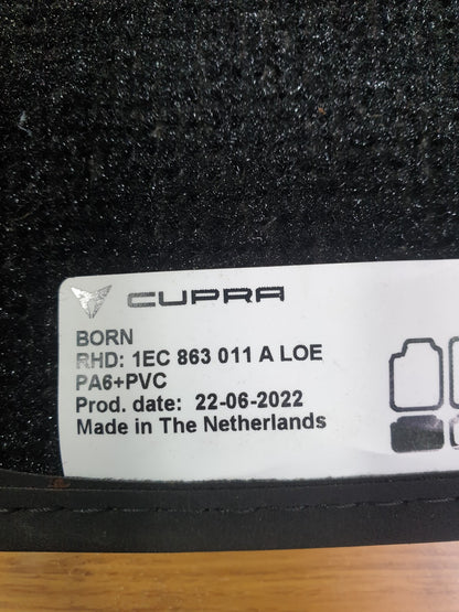 ✅2023 CUPRA FORMENTOR 1.4P FRONT & REAR FLOOR MAT SET 1EC863011A + WARRANTY A173