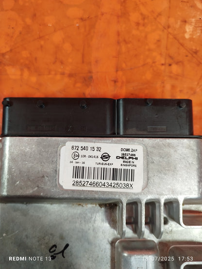✅SSANGYONG RODIUS TURISMO 2.2 DIESEL 2017 ENGINE CONTROL MODULE ECU 6725401532