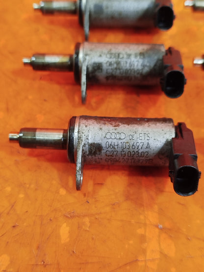 ✅AUDI A5 S LINE CABRIO 2.0 PETROL 2009 CAMSHAFT PRESSURE ADJUST SET 06H103697A