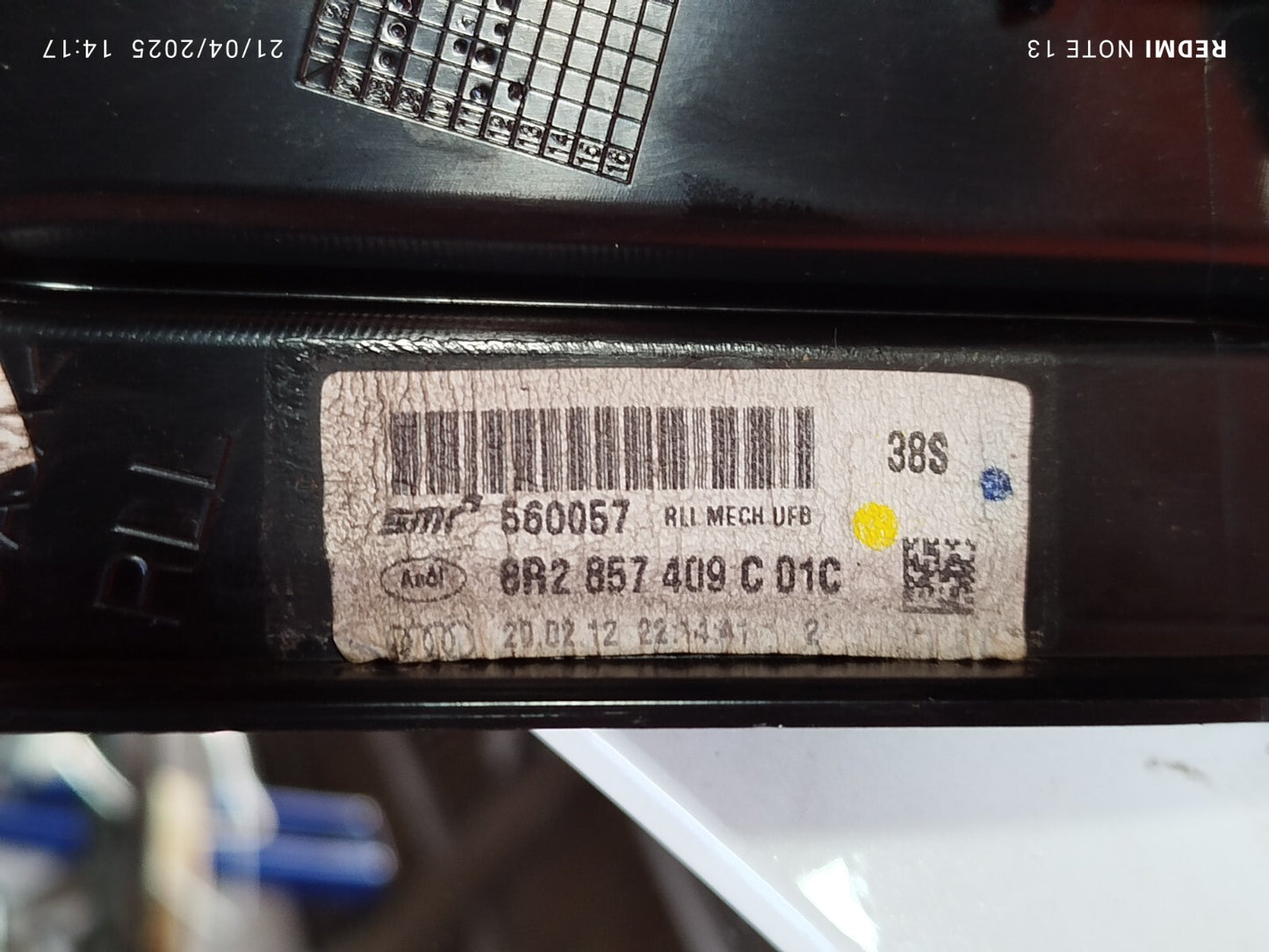 ✅2012 AUDI Q5 8R S LINE FRONT LEFT WING MIRROR WHITE S9R 8R2857409C + WARRANTY