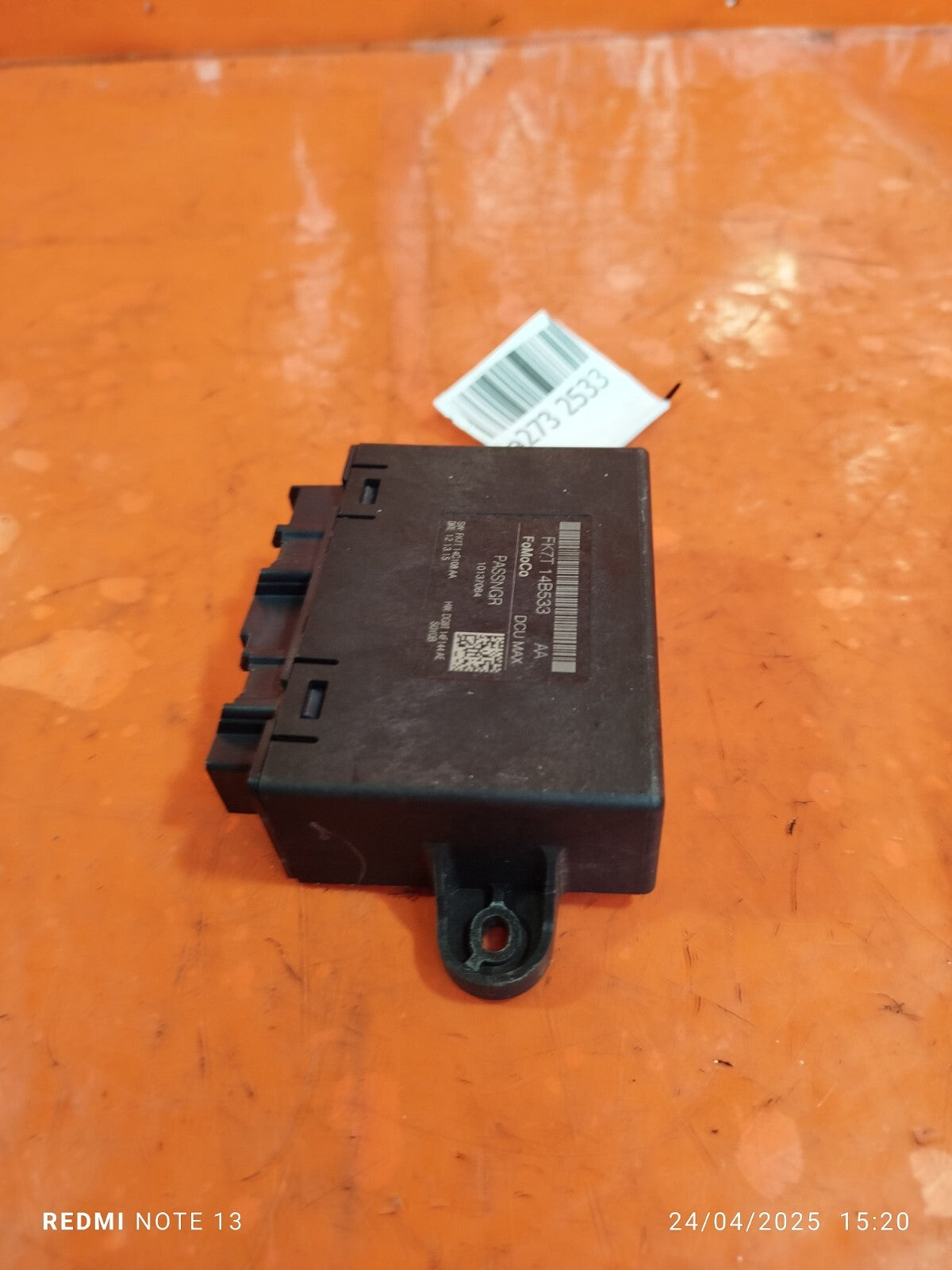 ✅FORD MONDEO TITANIUM MK5 2.0 DIESEL 2016 Front Left Door Control Module A273