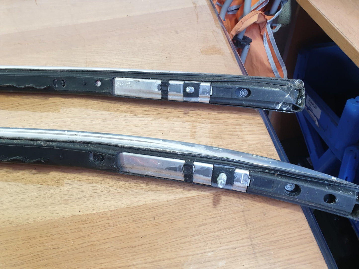 ✅2014 BMW 5 SERIES F11 4.4P ALUMINIUM ROOF RAIL PAIR 7234901 7234902 + WARRANTY