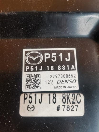 MAZDA 3 2.0 PETROL 2014-2015 ENGINE ECU 2797008652 P51J188K2C X00
