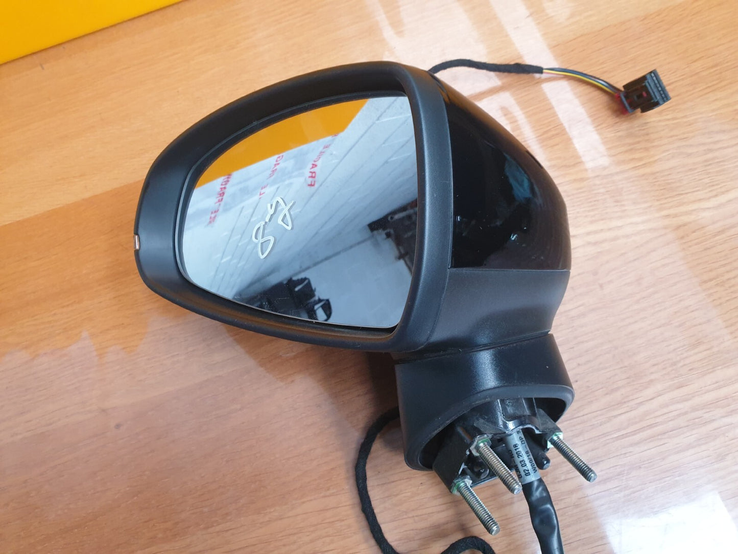 ✅2018 AUDI A1 8X 1.4TFSI FRONT LEFT WING MIRROR BLACK Y9B + WARRANTY A087