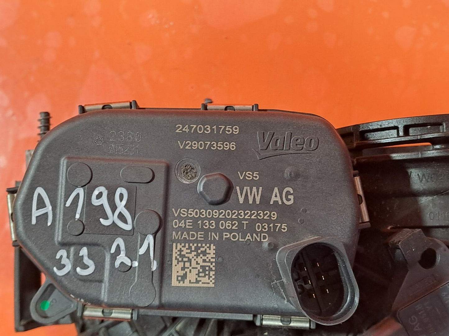 ✅AUDI Q3 S LINE 1.5 PETROL 2020 THROTTLE BODY 04E133062T Warranty A198