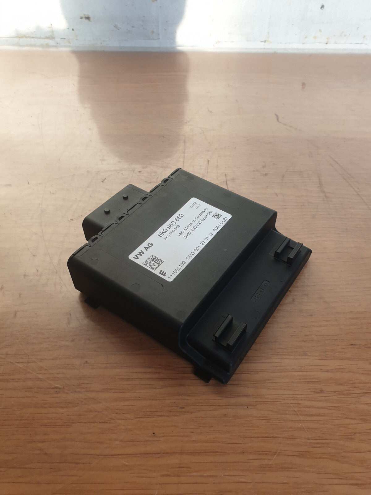 2012 AUDI A5 S LINE 2.0D VOLTAGE STABILIZER CONTROL MODULE 8K0959663 A218