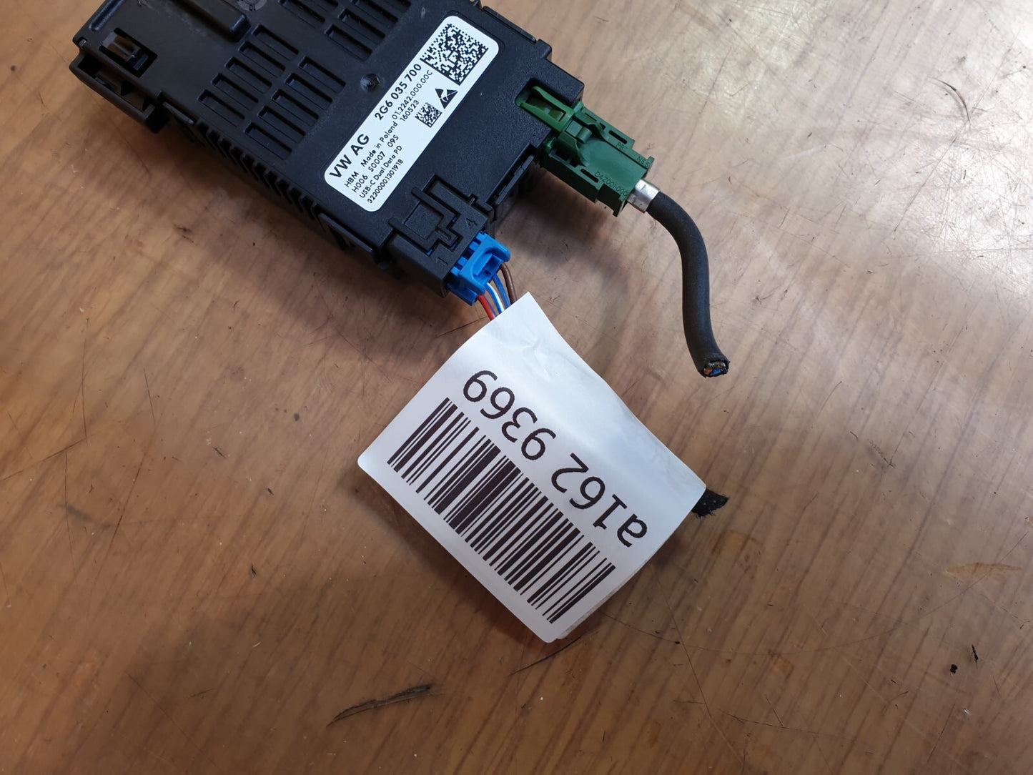 ✅2024 VW TAIGO R-LINE 1.0P DOUBLE USB PORT SOCKET CONNECTOR 2G6035700 + WARRANTY