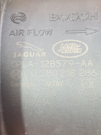 ✅JAGUAR F-PACE X761 3.0 PETROL 2017 AIR FLOW MASS METER SENSOR CPLA12B579AA A196