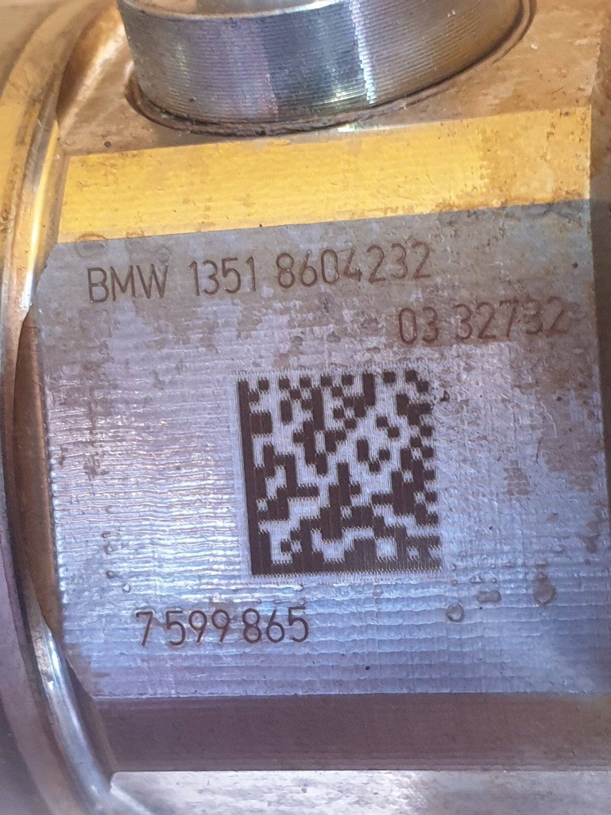 ✅2014 BMW 5 SERIES F11 4.4P HIGH PRESSURE FUEL PUMP 8604232 7599865 + WARRANTY