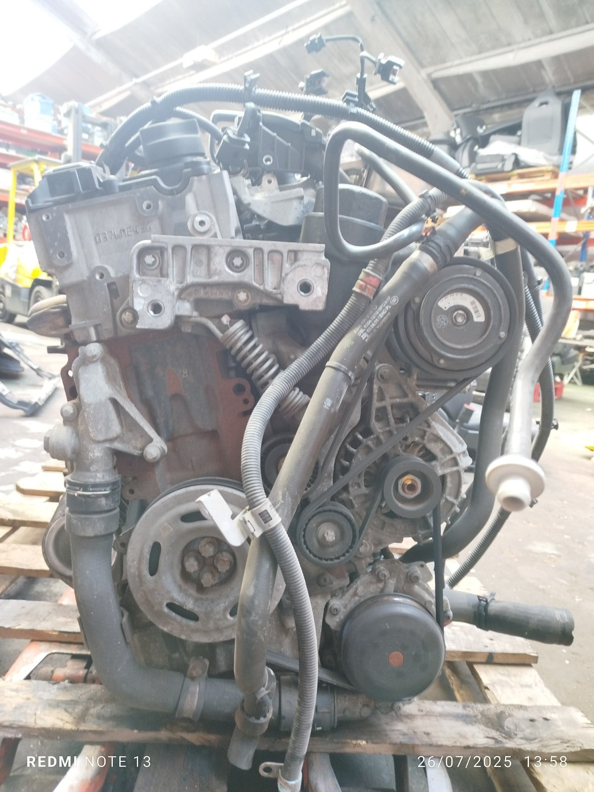 ✅MERCEDES B180 W246 1.8 DIESEL 2012 651.901 COMPLETE ENGINE A6510106010 Warranty