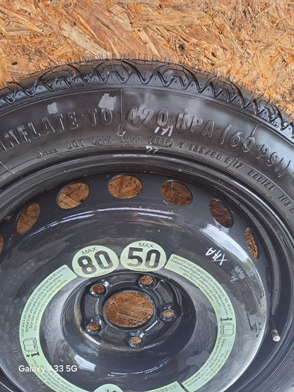 ✅MERCEDES E CLASS W207 SPACE SAVER SPARE WHEEL T135/80 R17 + WARRANTY xAA