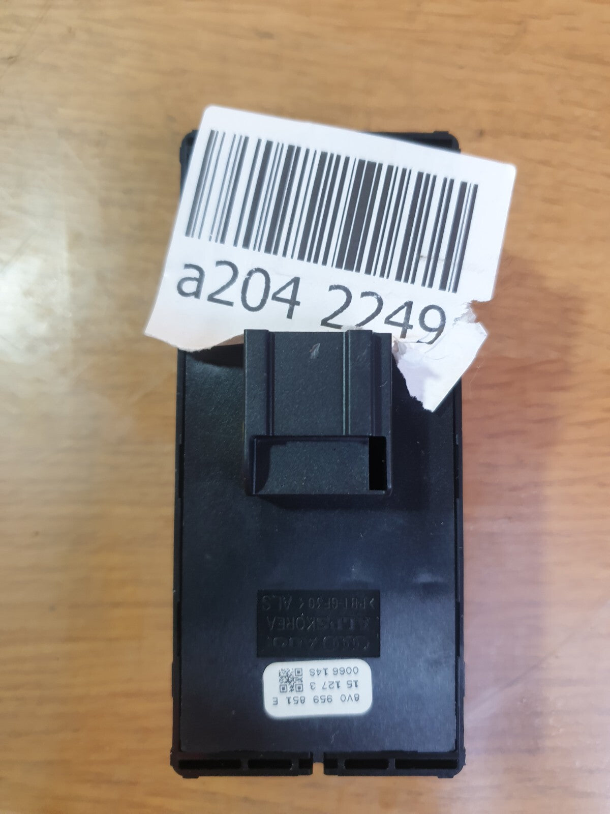 ✅2015 AUDI A3 E-TRON 1.4P DRIVERS SIDE ELECTRIC WINDOW SWITCH 8V0959851E A204