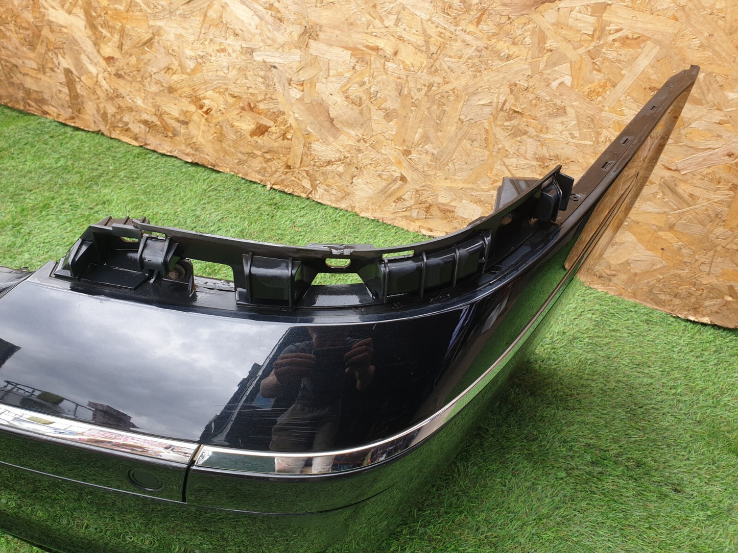 2006 BMW 7 SERIES E66 4.8P REAR BUMPER BLACK + WARRANTY A208