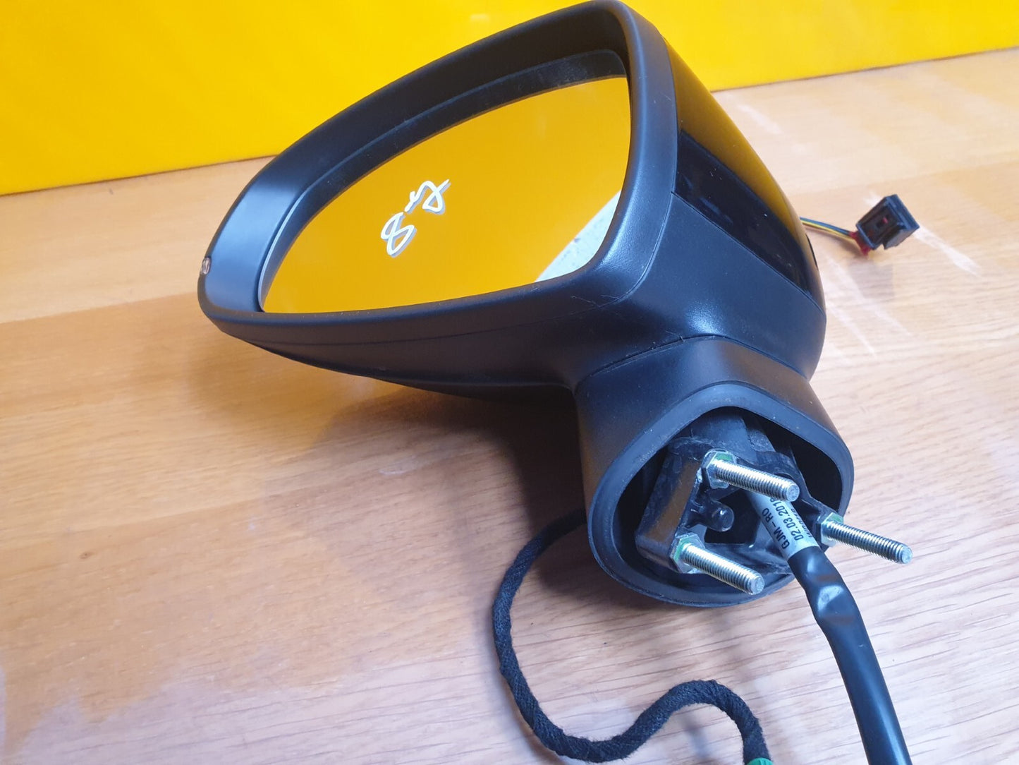 ✅2018 AUDI A1 8X 1.4TFSI FRONT LEFT WING MIRROR BLACK Y9B + WARRANTY A087